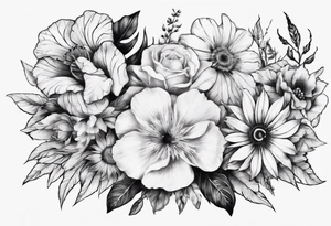 Big Flower tattoo tattoo idea