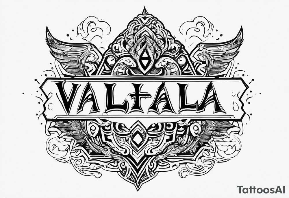 Valhalla mist tattoo idea