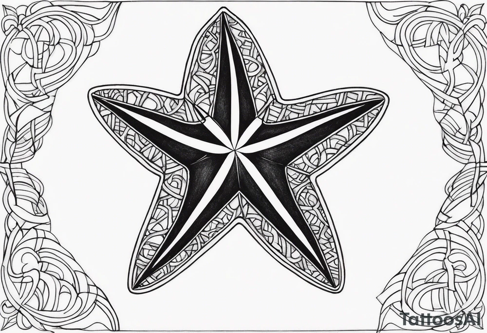 star fish tattoo idea