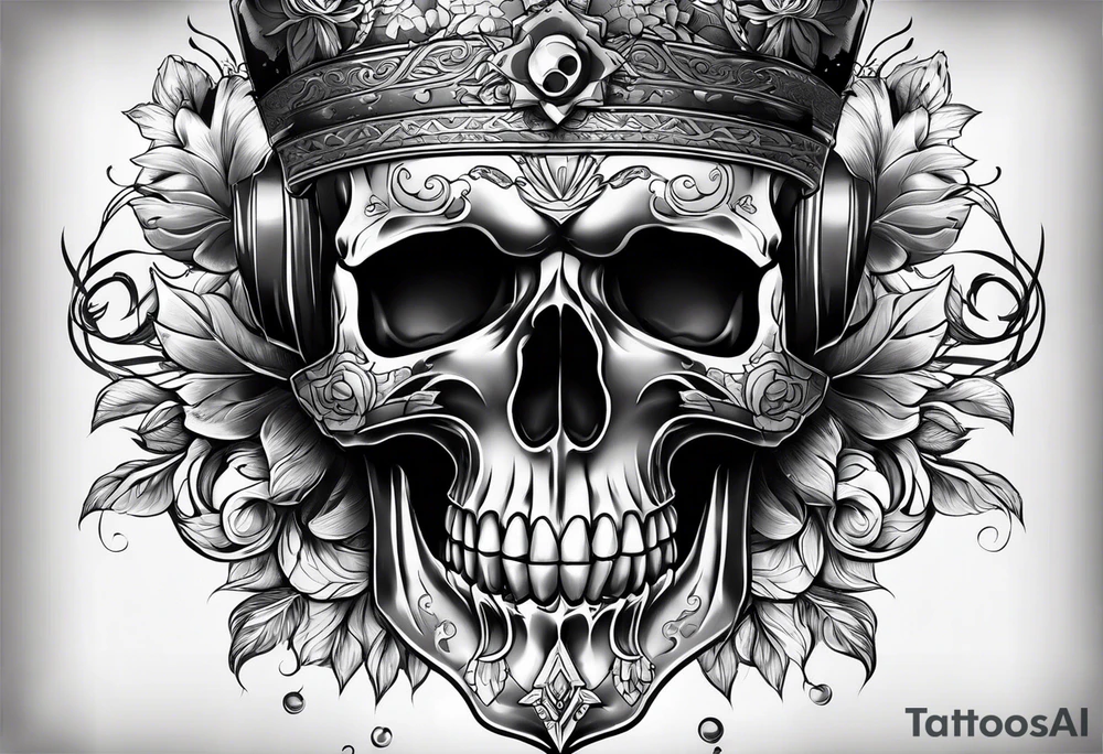 Texas skull tattoo idea