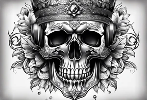 Texas skull tattoo idea
