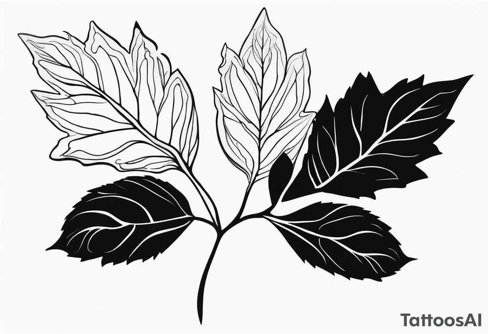 Elm Leaf tattoo idea
