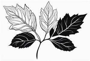 Elm Leaf tattoo idea