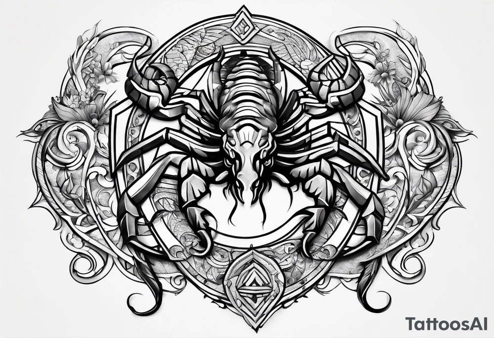 scorpio tattoo idea