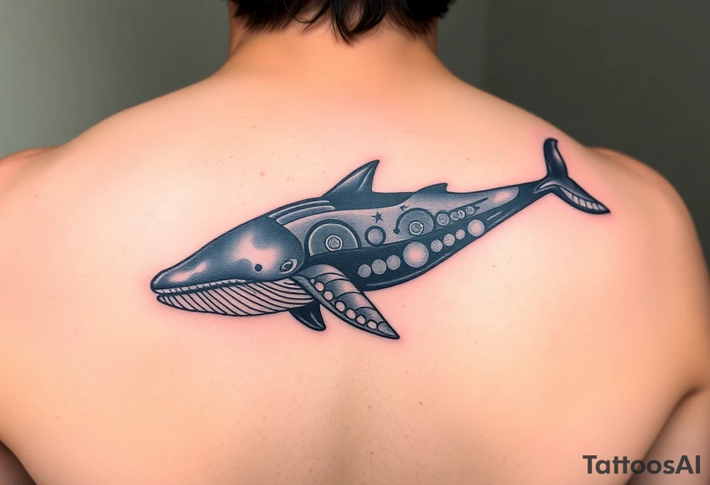 Blue Whale, Manta, tattoo idea