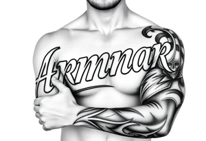 "armor"; spartan style tattoo idea