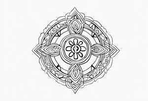 Daisy Rune. Incorporate Norse runes for Freya into a design that contains Daisy's. tattoo idea