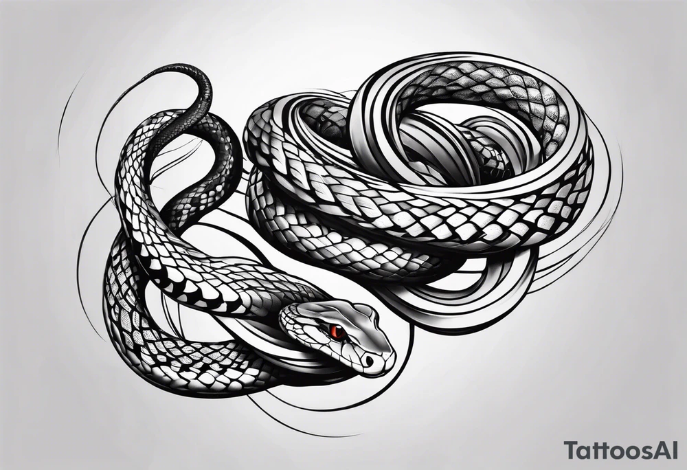 Snake tattoo for shoulder moving onto chest tattoo idea