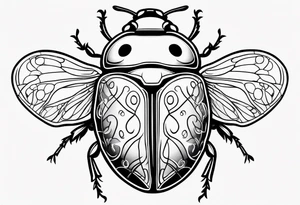 beetle
love
lady bug tattoo idea