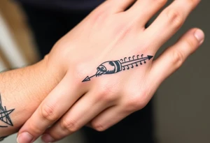 Simple nature or Norse themed, going up the fingers and down the wrist. tattoo idea