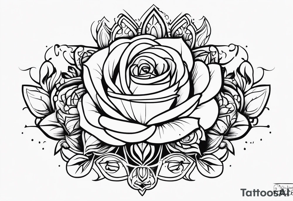 Tattoo the name of my wife Princess Rose Salaya tattoo idea