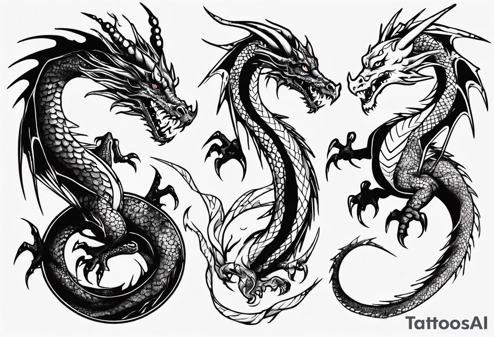 dragon tattoo tattoo idea