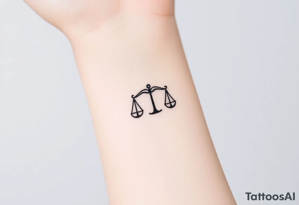 Libra stars tattoo idea