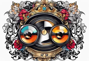 Album covers tattoo idea