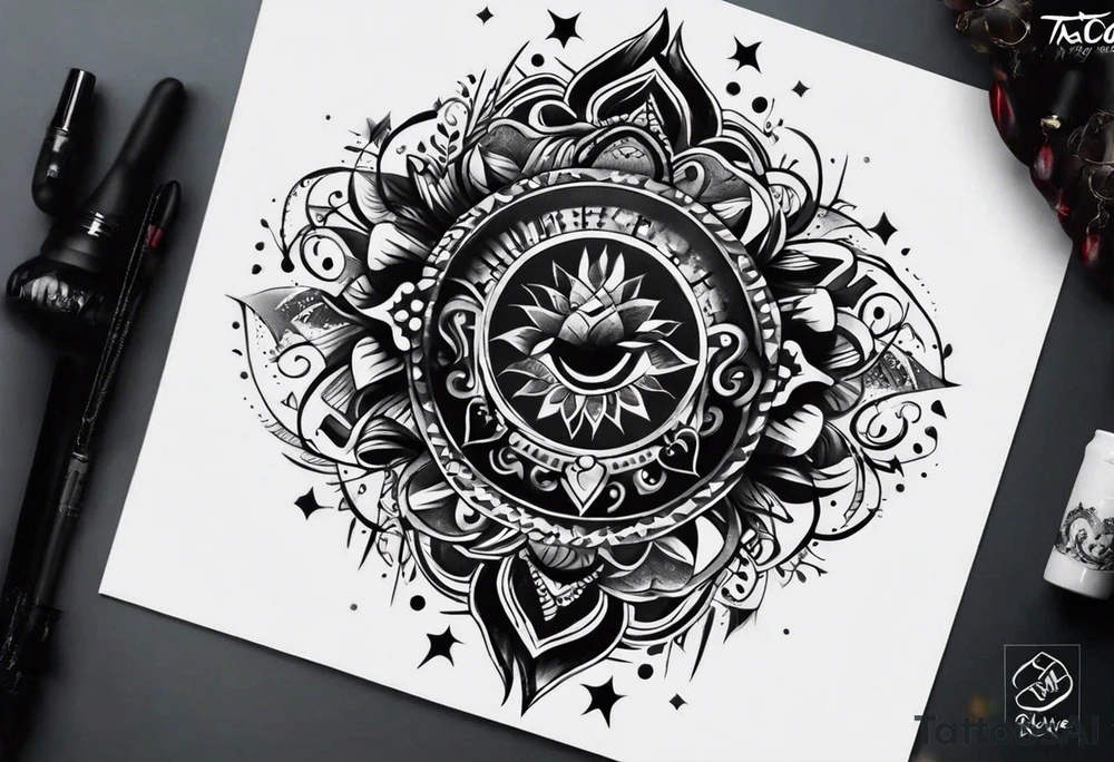 Chest tattoo for men I use my subconscious to make the right decisions. listen to your rahum, listen to yourself, trust yourself. Take action. Don't be afraid, take your chance. Live according to the laws of nature. God is inside. tattoo idea