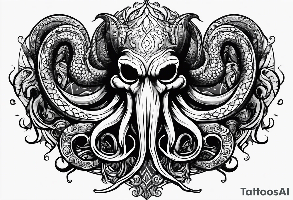 Chthulu tattoo idea