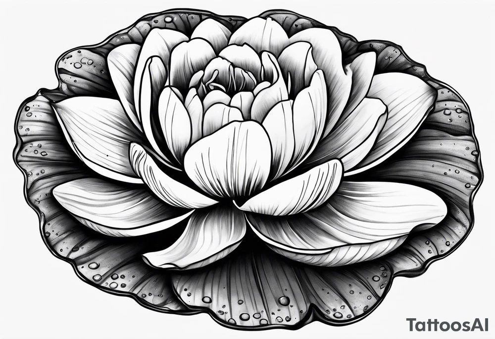 Lilly pad and eclipse and words I BELIEVE tattoo idea Lilly pad and eclipse and words I BELIEVE tattoo idea