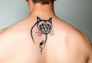 Black Cat tattoo idea