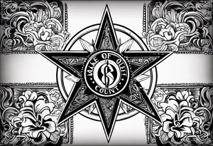 Star of Life with the slogan make every second count tattoo idea