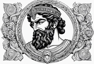 Greek god meletus tattoo idea