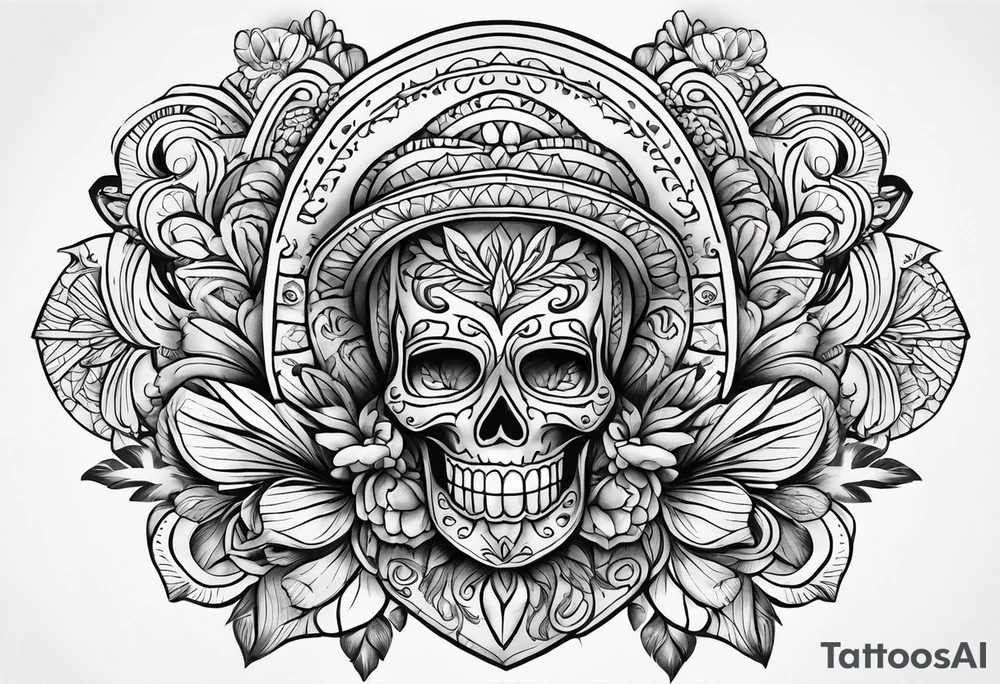 mexican style tattoo tattoo idea