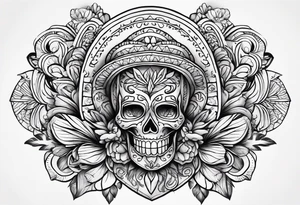 mexican style tattoo tattoo idea