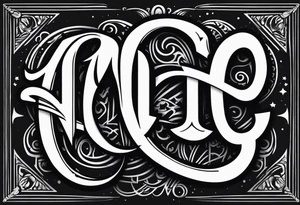 A banner that reads AO..BUSHWICK tattoo idea