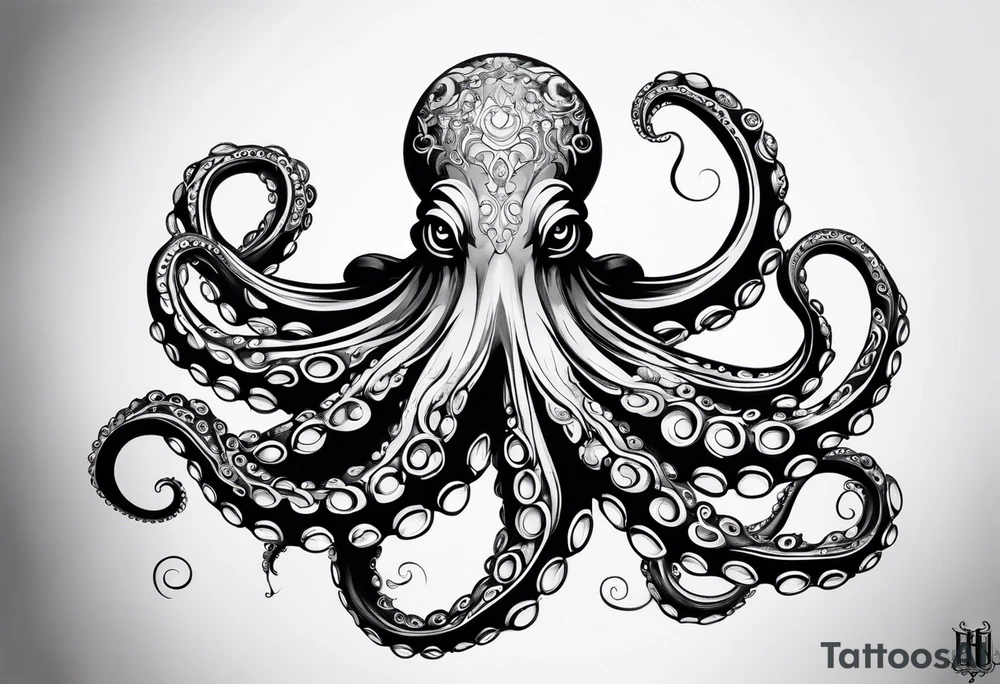 Electric octopus tattoo idea