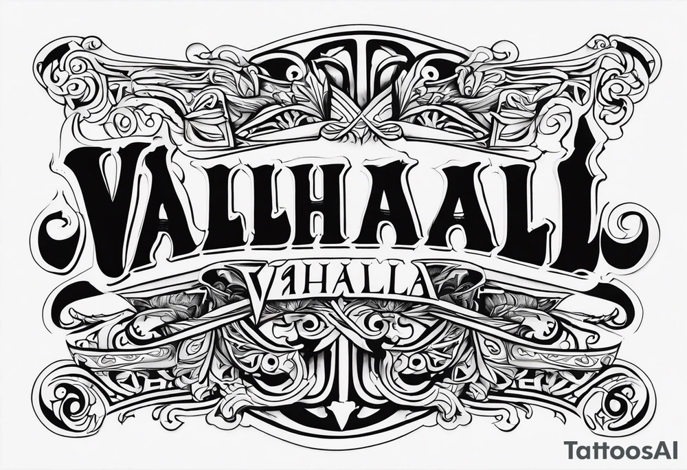 Valhalla tattoo idea