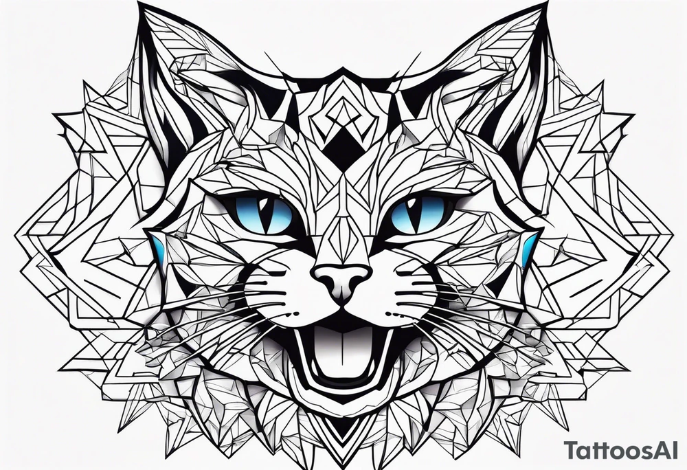 Black Cat tattoo idea