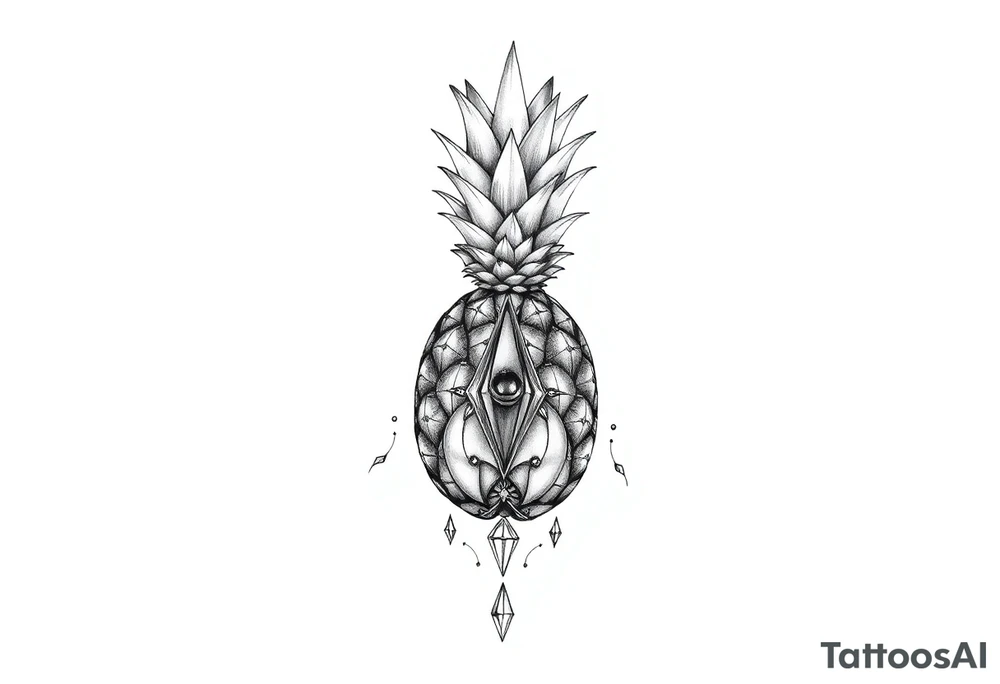 Pineapple Pubic crown diamond vagina and anus tattoo idea Pineapple Pubic crown diamond vagina and anus tattoo idea