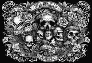 this is about friendship. 10 friends, all men, from cherry hill, new jersey. tattoo idea