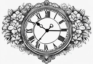 Write: no need to run after the time tattoo idea