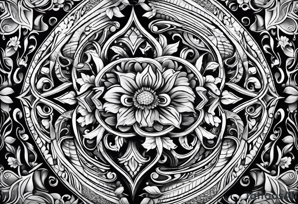 tooled Leather tattoo tattoo idea