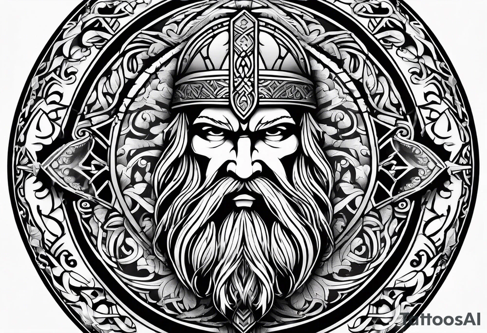 Viking ornament tattoo idea