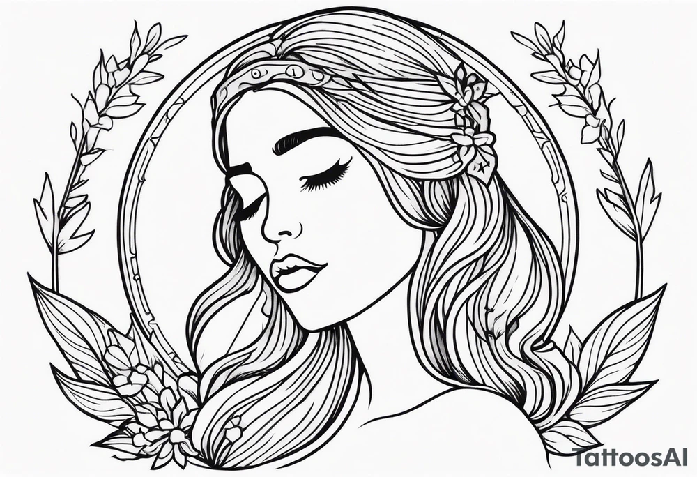 virgo tattoo idea
