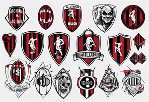 Ac milan stadium, joker tattoo idea