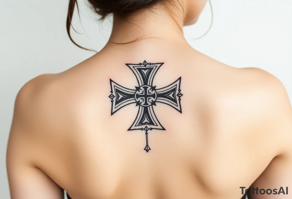 german iron cross tattoo idea