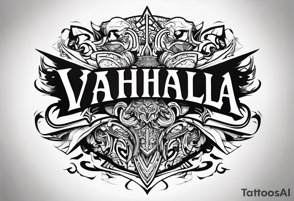 Valhalla battle tattoo idea