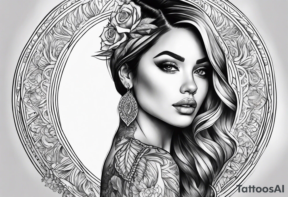 woman tattoo idea