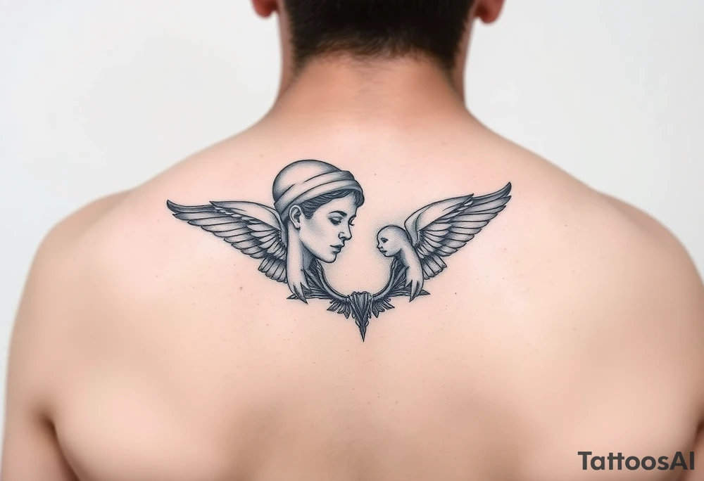 Father and daughter tattoos tattoo idea