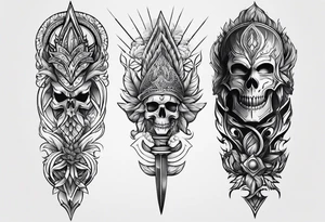 Spear tattoo idea
