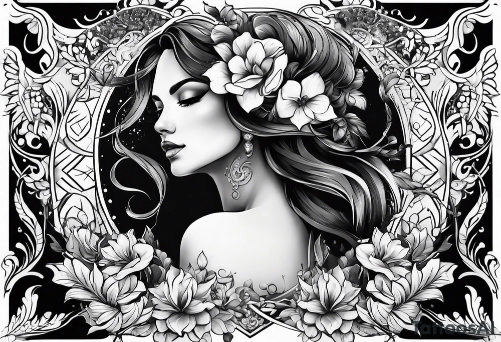 V style tattoo tattoo idea