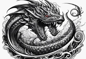 Evil leviathan tattoo idea