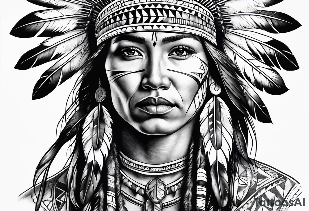 Native American tattoo idea
