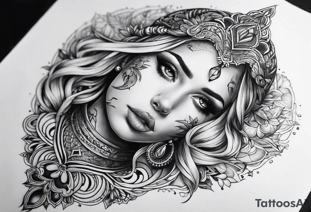 Býk, mocný, velky tattoo idea