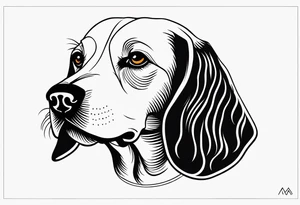 Mão e pata de cachorro Haifay tattoo idea