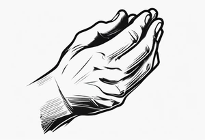 PRAYING HAND tattoo idea