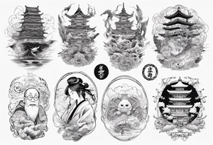 Japanese spiritual tattoo idea