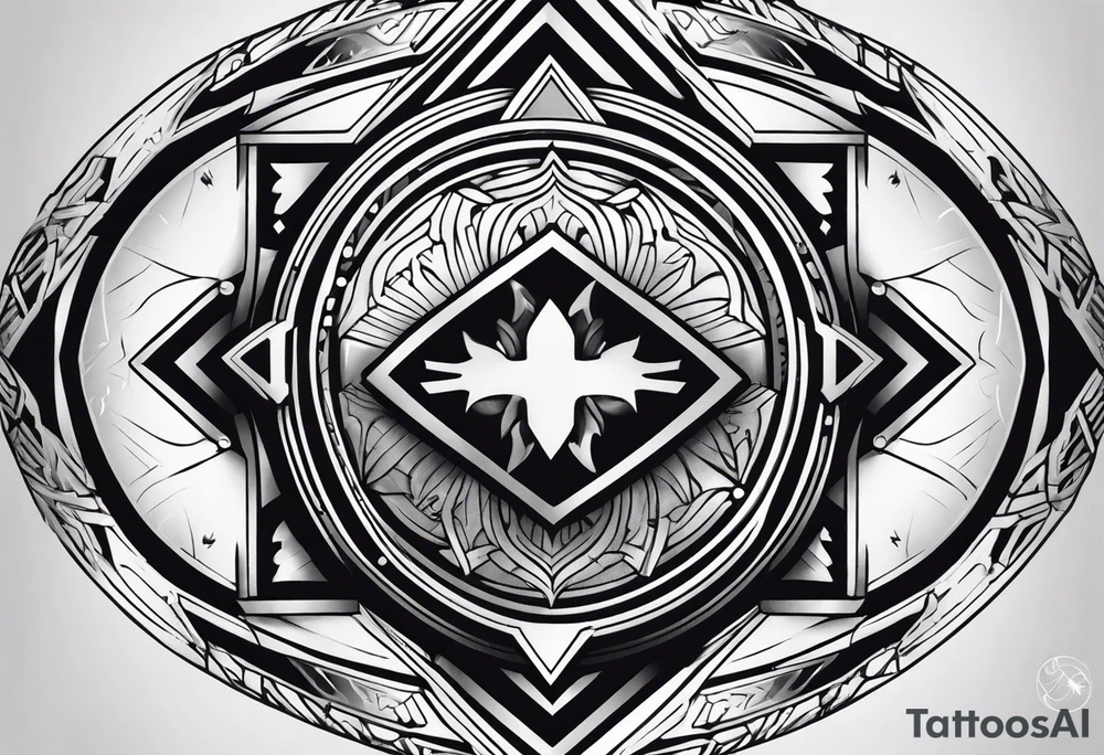 shield sleeve tattoo tattoo idea